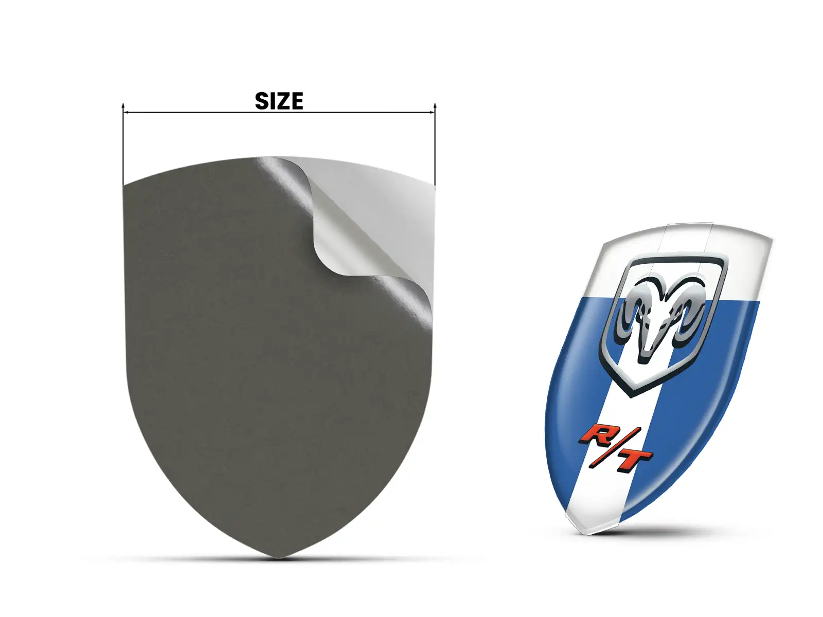 Dodge Geschäftsaufkleber Etiketten Modern Max Pro Haltbar